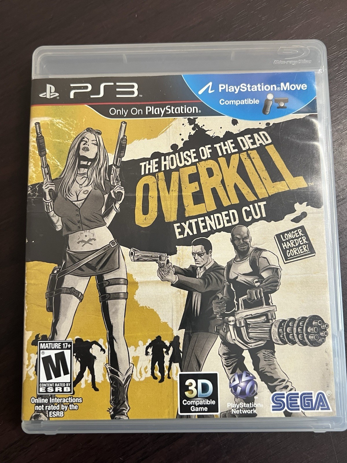 The House of the Dead: Overkill Extended Cut PS3 2011 CIB