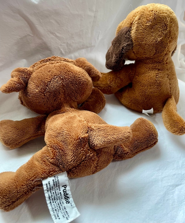 Lot of 2 Russ Berrie Li'l Peepers Plush Dogs - photo 2