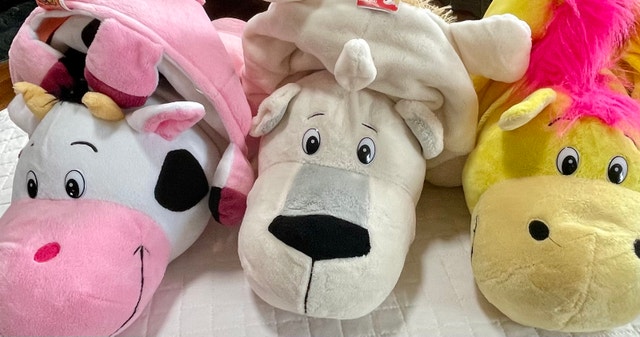 Lot of 3 Flip-a-Zoo Plush Toys – 2-in-1 Stuffed Animals - photo 3