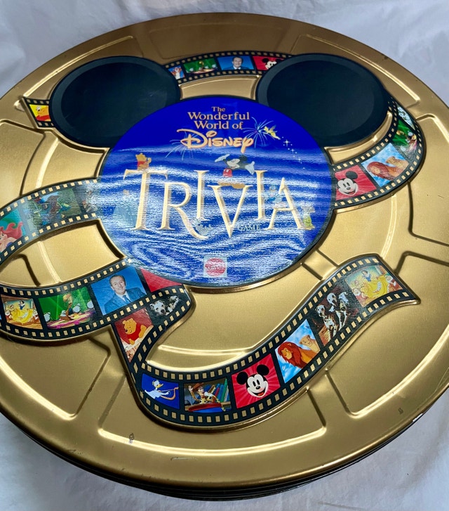 1997 Disney Trivia Game – Gold Collector's Tin Edition