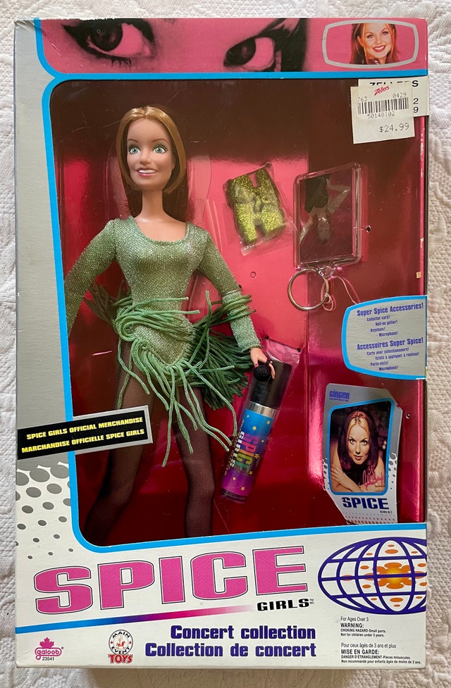 BNIB: 1998 Spice Girls Doll – Geri/Ginger Spice