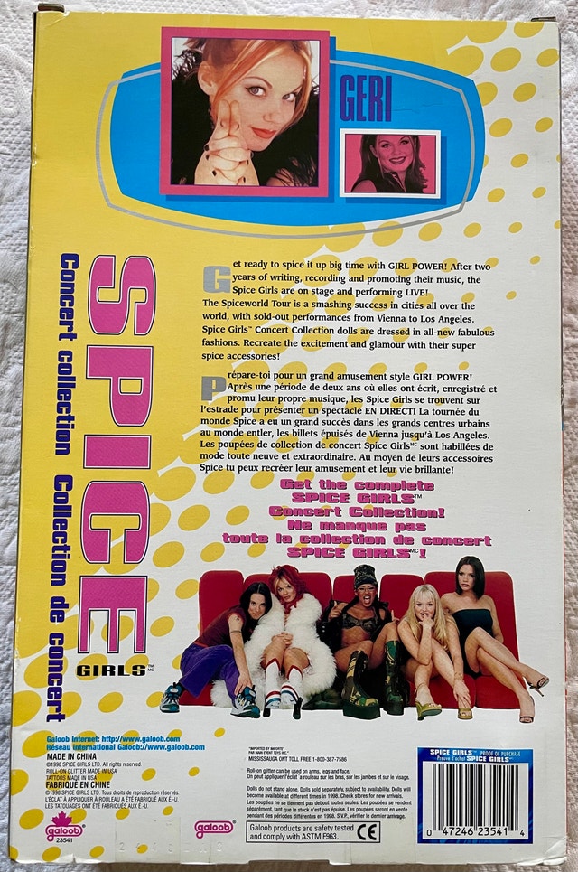 BNIB: 1998 Spice Girls Doll – Geri/Ginger Spice - photo 2