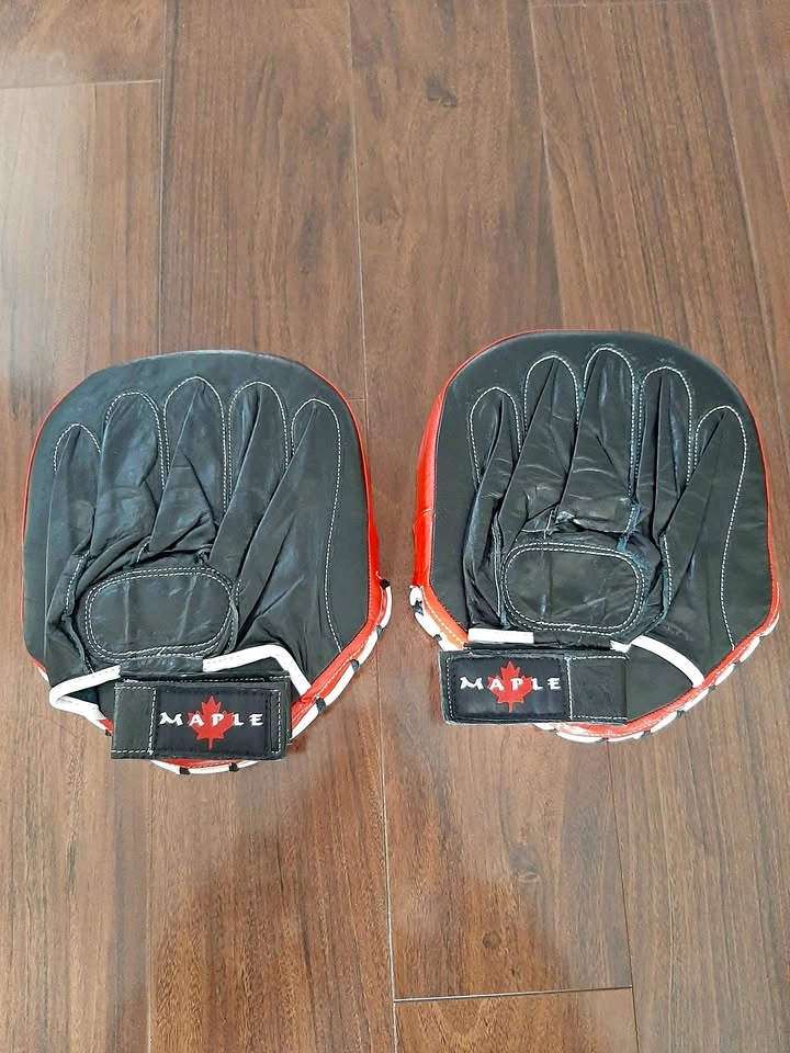 Boxing Leather Punch Focus Mitts