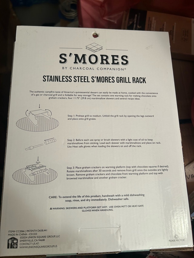 Brand New S'mores BBQ Grill Rack - photo 2