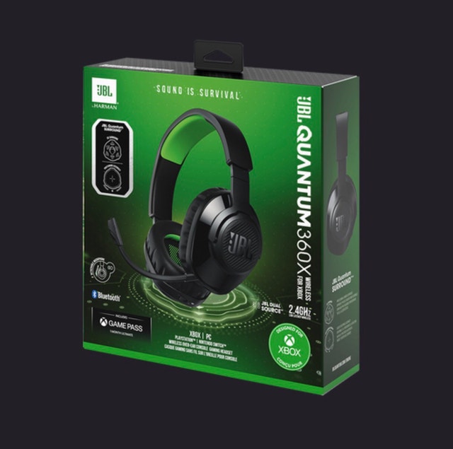 Brand New JBL Quantum 360X Wireless Gaming Headset + Game Pass
