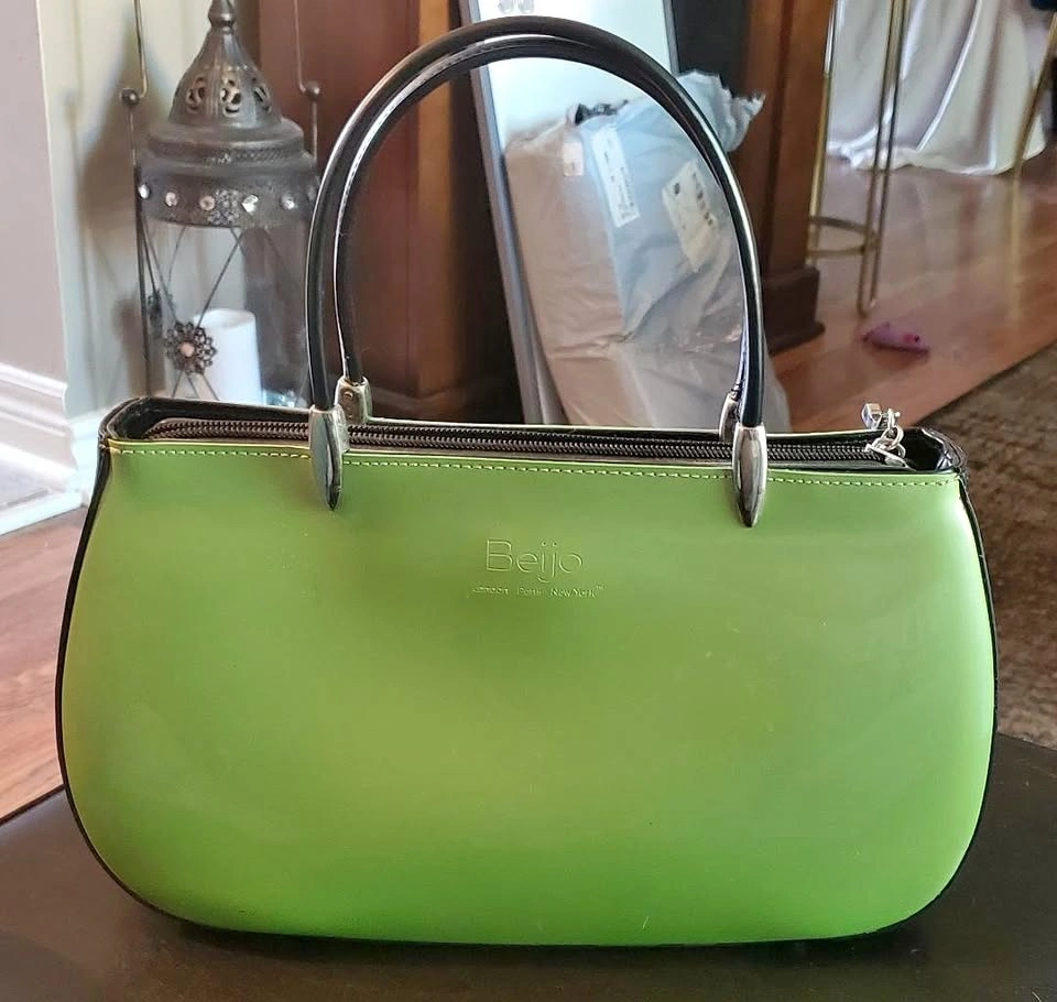 Beijo Lime Green Purse