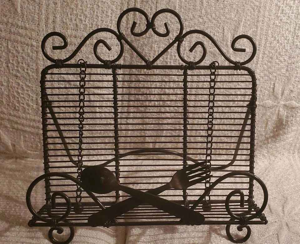 Wrought Iron Cookbook Stand - photo 2