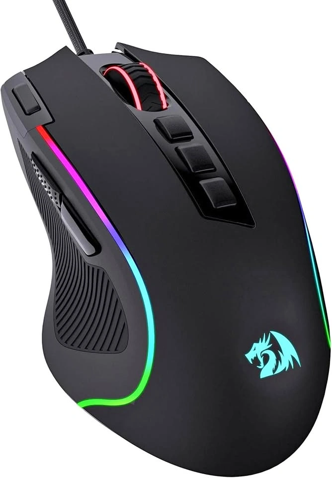 NEW Redragon M612 Predator RGB Wired Gaming Mouse - 8000 DPI