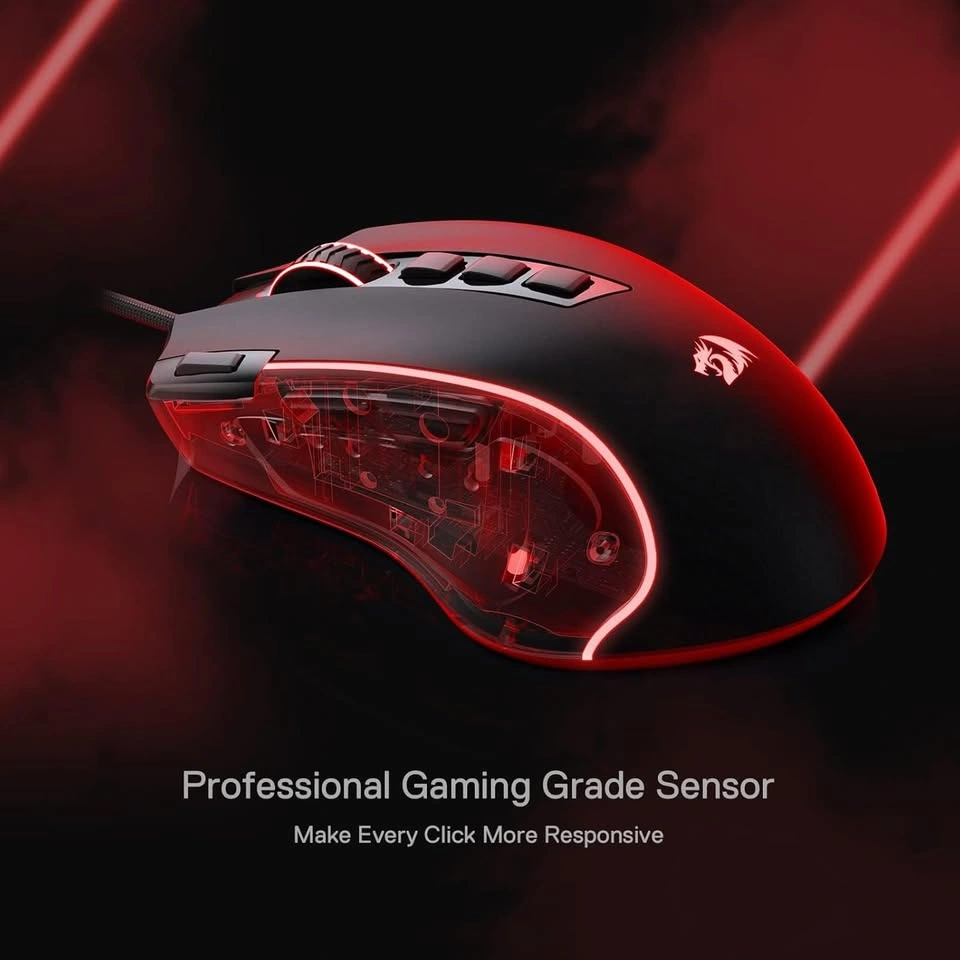 NEW Redragon M612 Predator RGB Wired Gaming Mouse - 8000 DPI - photo 4
