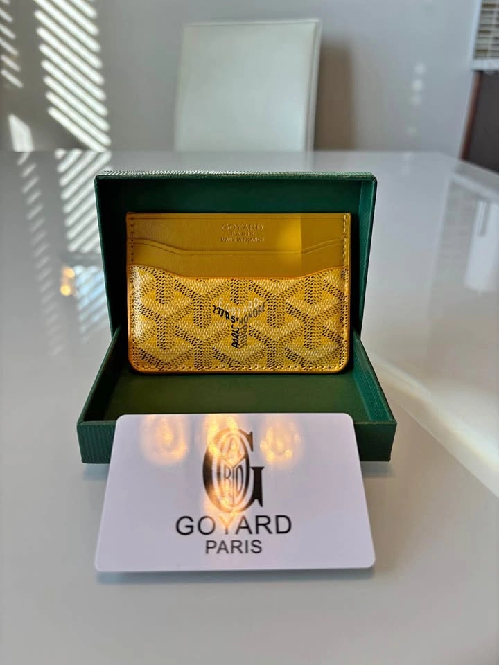Yellow Goyard Wallet