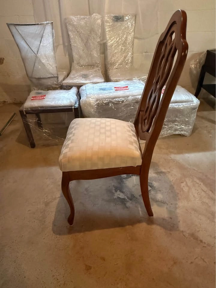 Traditional Cherry Wood Dining Chairs - Set of 4 - photo 2