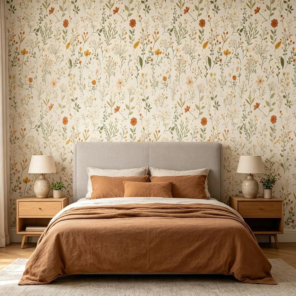Vintage French Botanical Peel and Stick Wallpaper - 17.7''x118'' - photo 4