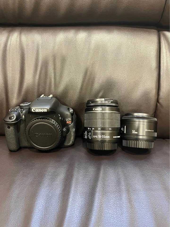 Canon Rebel T3i DSLR Camera Bundle + 2 Lenses, Bag & Extras - photo 4