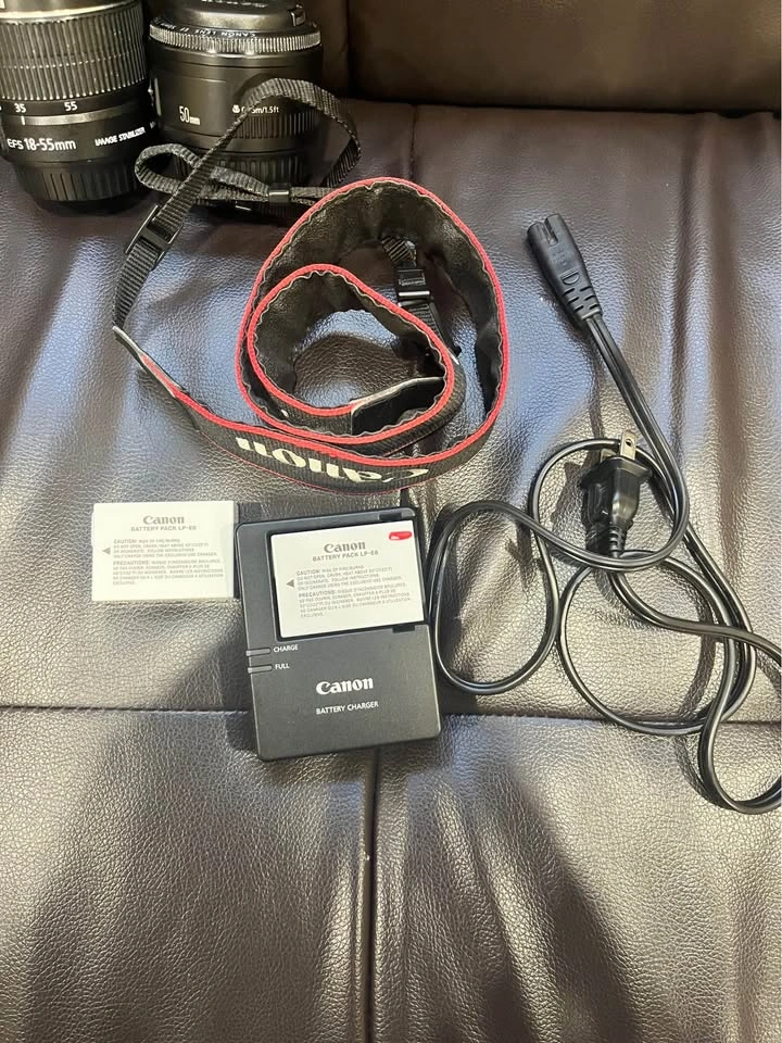 Canon Rebel T3i DSLR Camera Bundle + 2 Lenses, Bag & Extras - photo 5