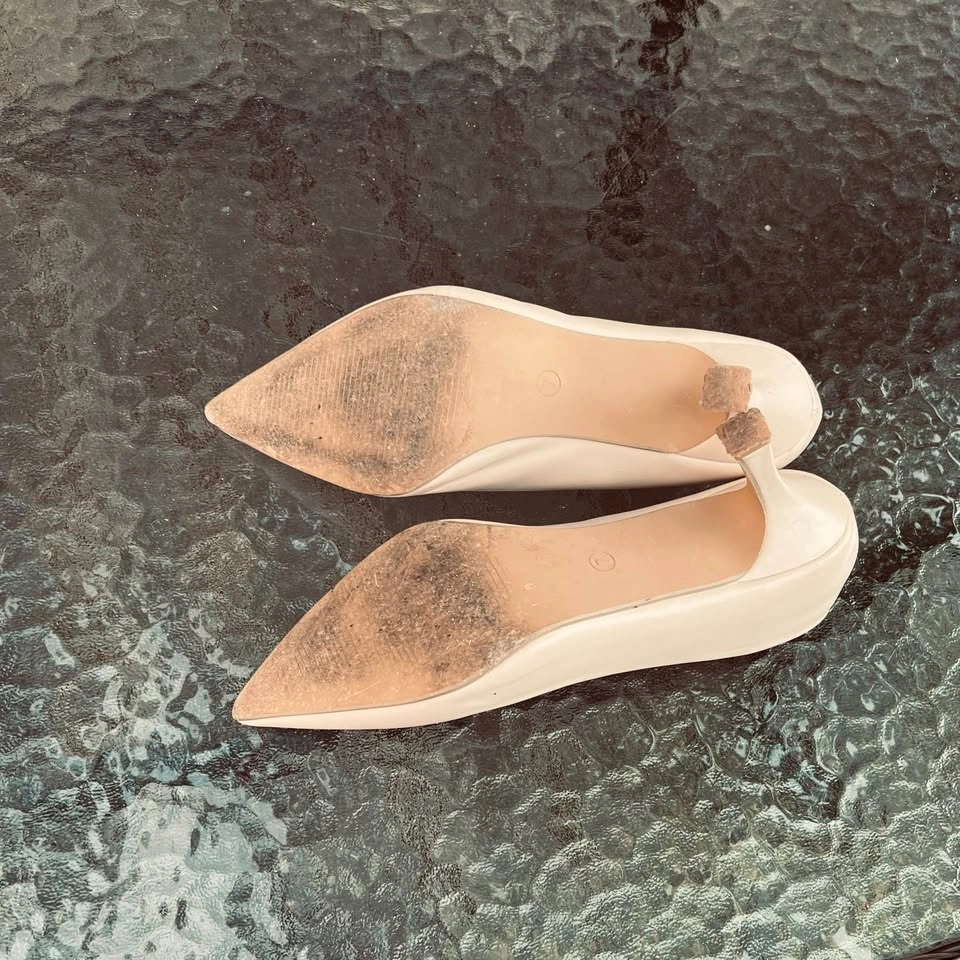 Ardene Women’s Stiletto 7cm Heels Size 7 / Cream Color / Comfort - photo 4