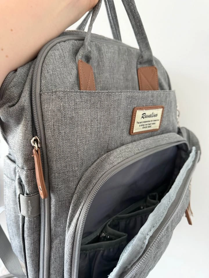Rivalino Diaper backpack, grey - photo 3