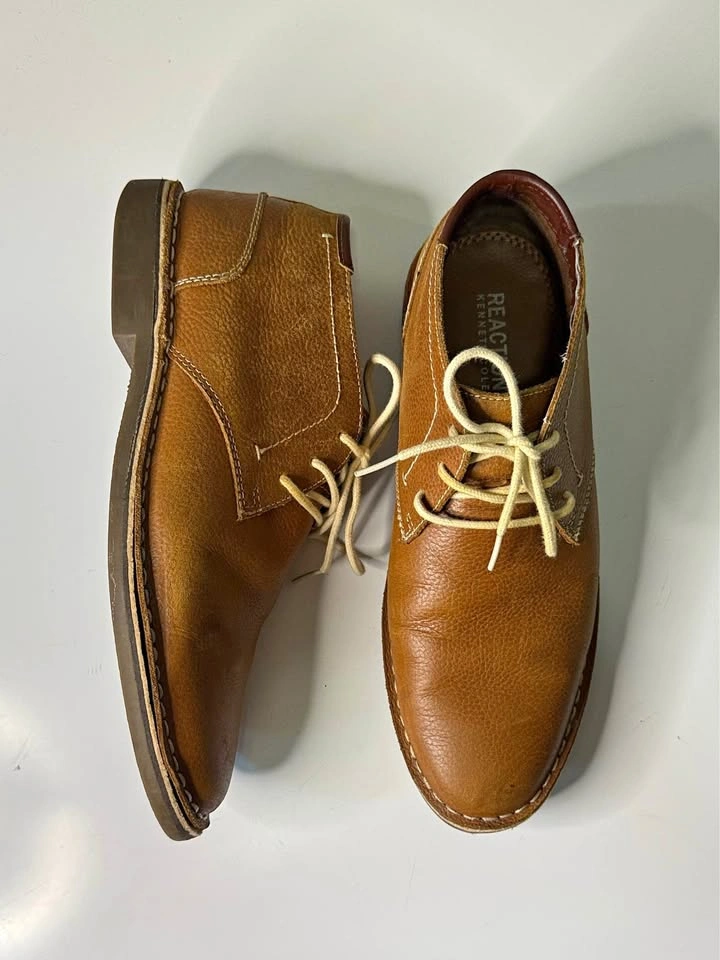 Kenneth Cole Men’s Leather Lace Up Boots