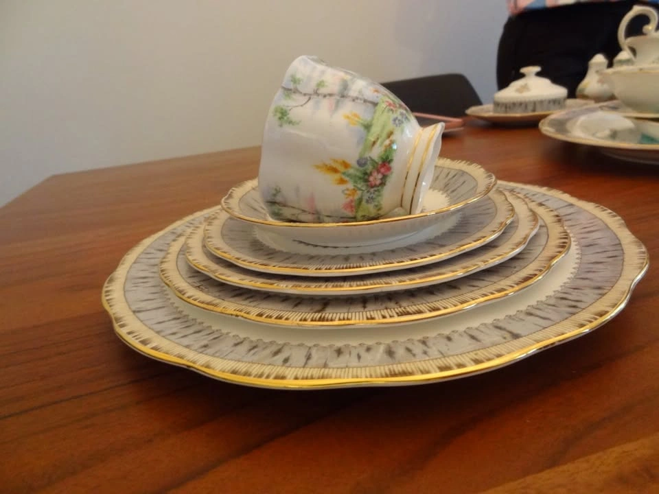 Royal Albert Silver Birch Bone China - 100 Piece Set - photo 2