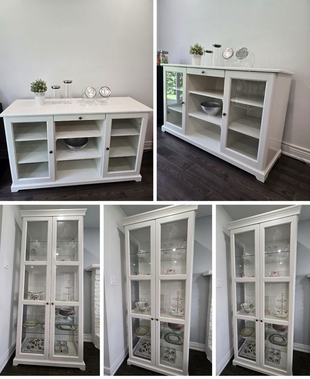 IKEA LIATORP Glass-Door Cabinet & LIATORP Sideboard - photo 3