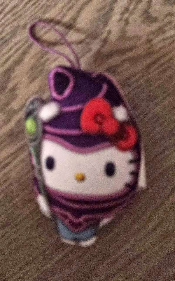 Hello Kitty x Yu-Gi-Oh! Dark Magician Plush Charm