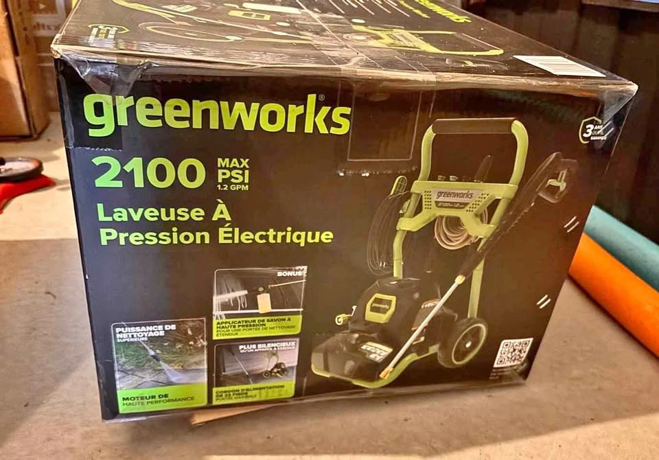 Greenworks 2100 power wash