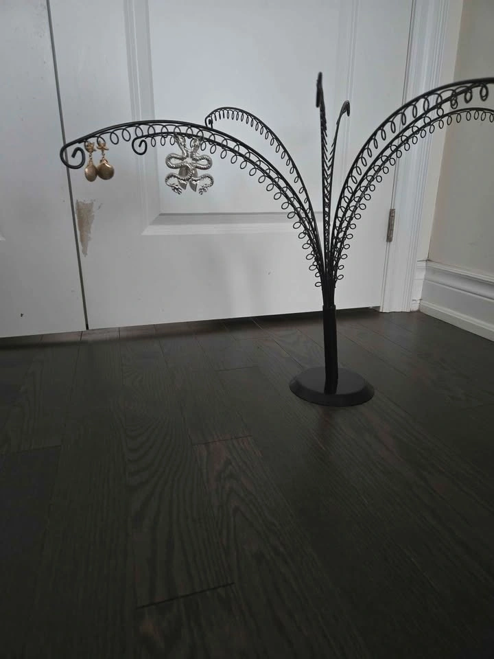 Black metal jewellery tree (2 in stock) - photo 3