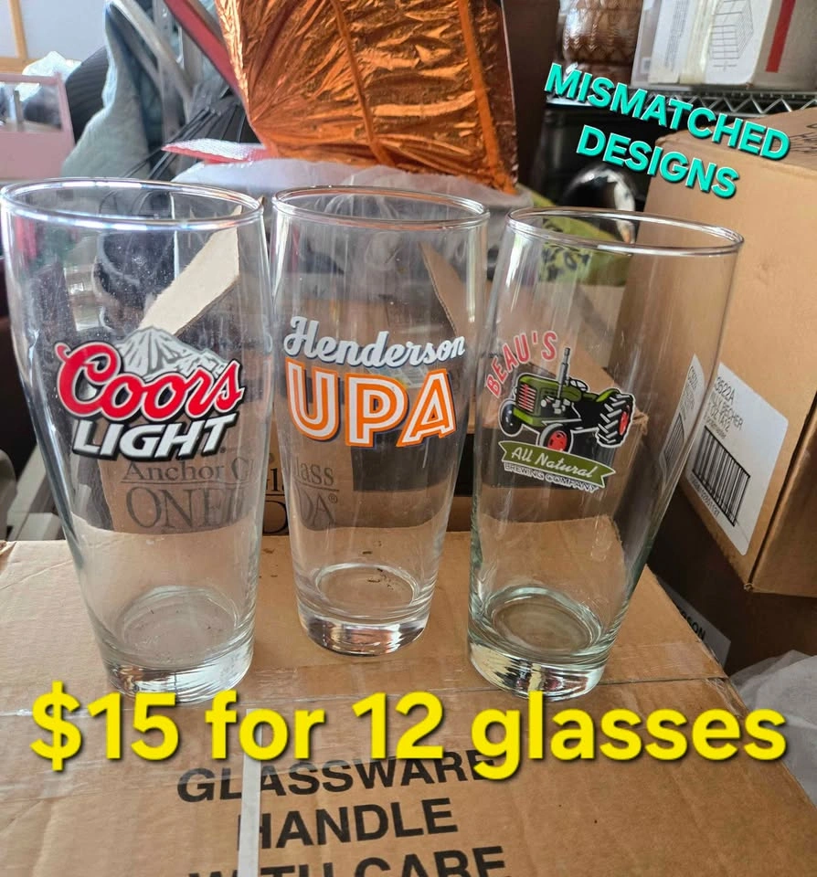 Mixed Beer glasses