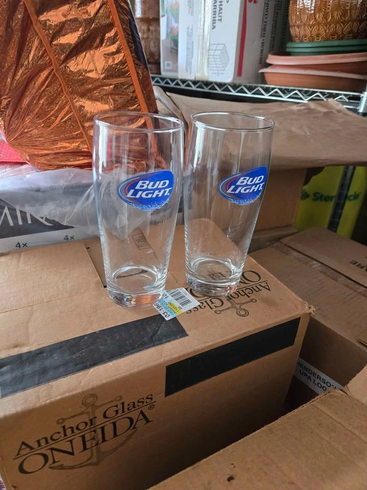 Budlight Beer Glasses - Set of 12 (NEW) - photo 3