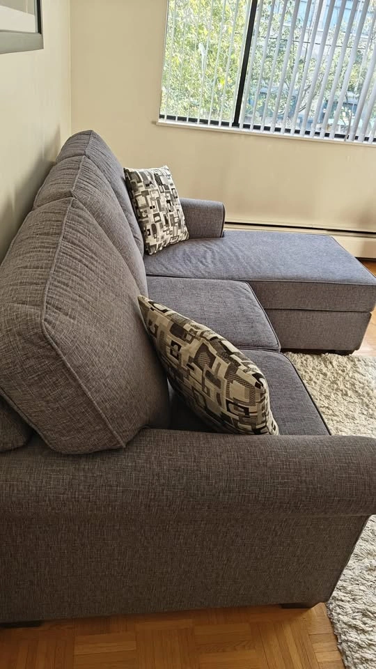 Sonic Fabric Reversible Queen Sectional Sofa Bed Palluci - photo 3