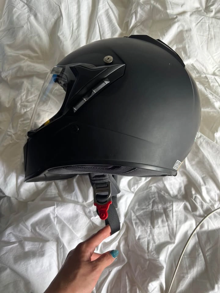 MATTE BLACK SUOMY MX TOURER SOLID MOTORCYCLE HELMET SIZE M - photo 5