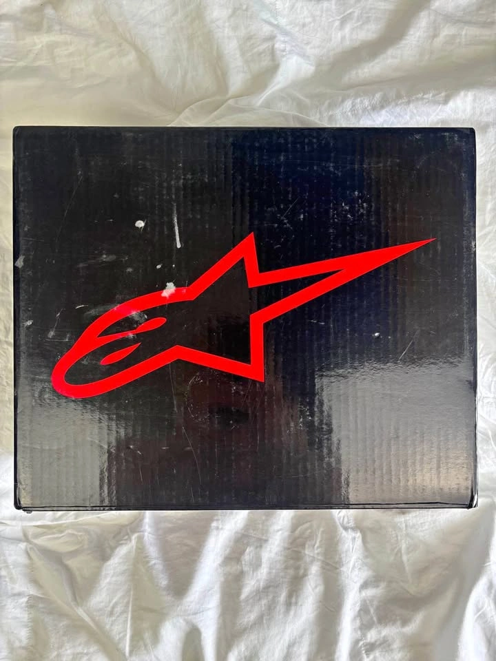 ALPINESTARS S-MX 1 VENTED MOTORCYCLE RIDING BOOTS SIZE 9.5/44