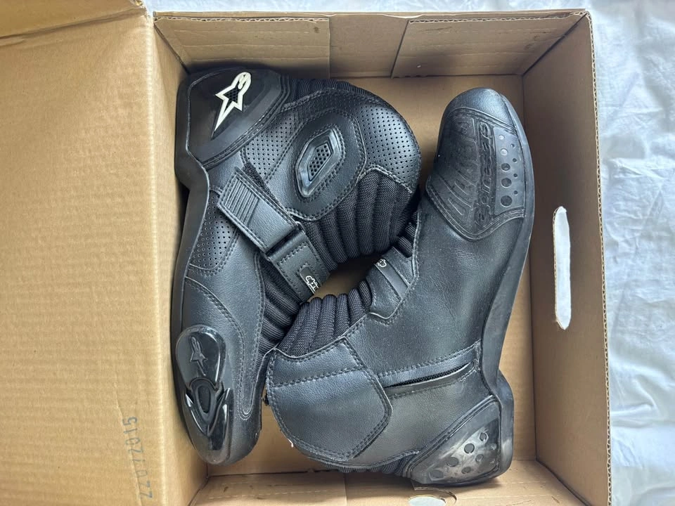 ALPINESTARS S-MX 1 VENTED MOTORCYCLE RIDING BOOTS SIZE 9.5/44 - photo 3