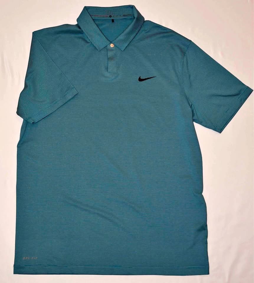 NIKE DRI-FIT MEN’S TOUR GOLF POLO SHIRT TIGER WOODS COLLECTION