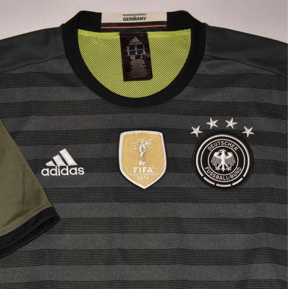 GERMANY 2016 2017 AWAY FOOTBALL SHIRT SOCCER JERSEY ADIDAS SIZE - photo 2