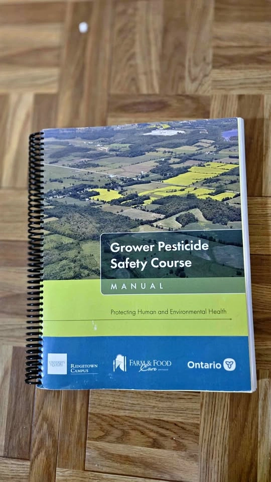 Grower Pesticide Safety Course Manual - Ontario