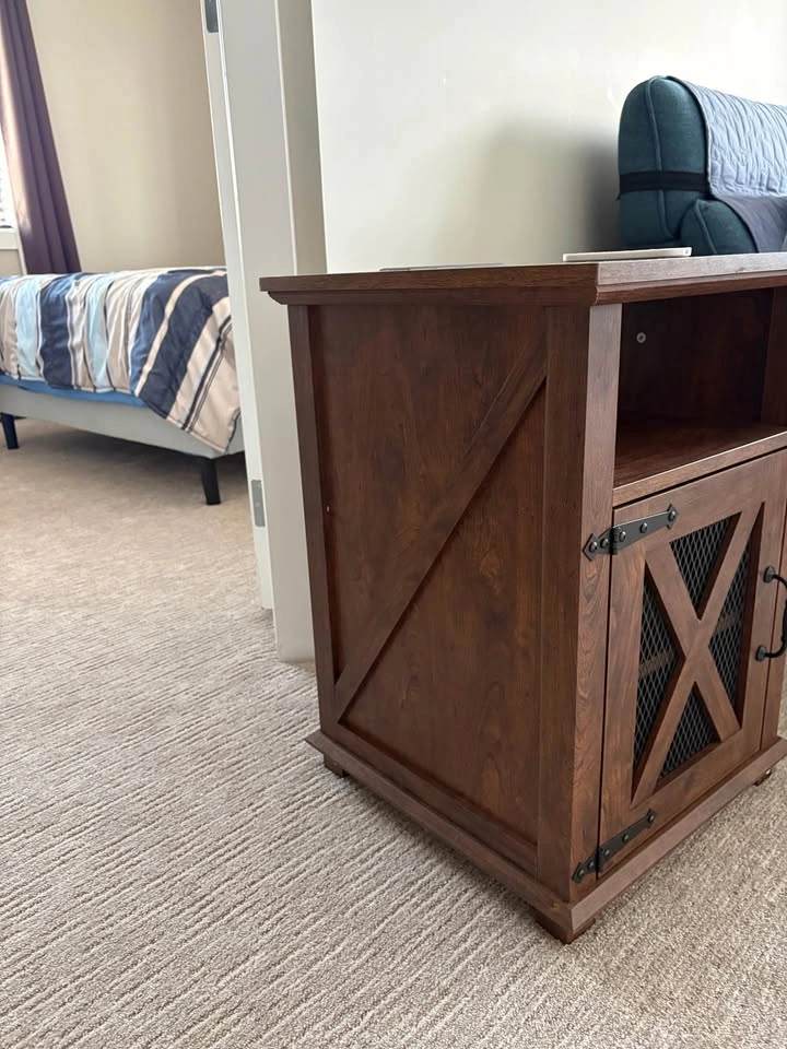 End Table with LED Lighting - photo 2