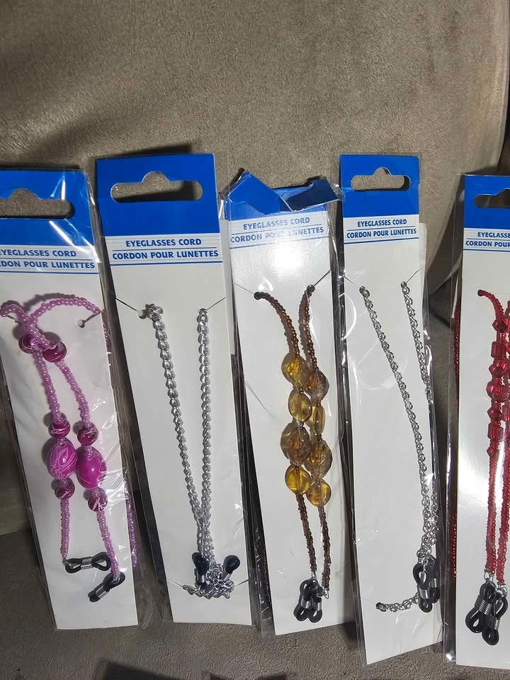 Beaded and Chain Eyeglasses Cords $1 Each - photo 2