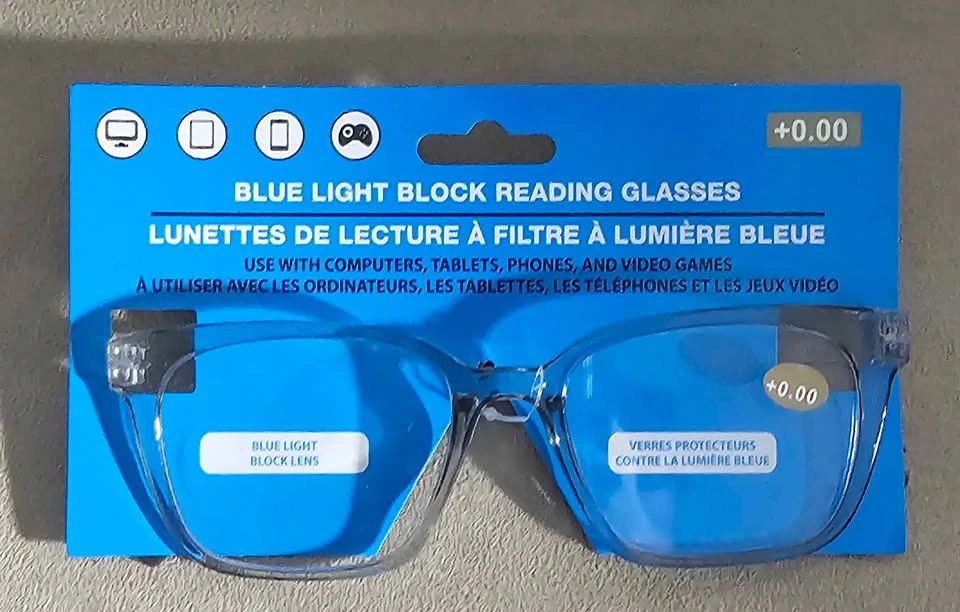 Blue Light Block Reading Glasses +0.00 $1 Each - photo 2