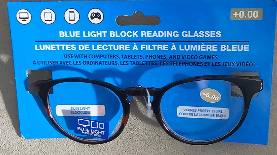 Blue Light Block Reading Glasses +0.00 $1 Each - photo 4