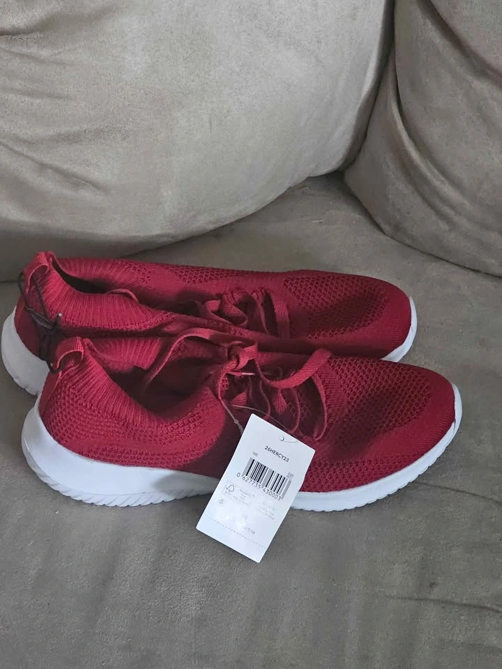Athletic Works Red Memory Foam Sneakers-Womens Size 9 - photo 2