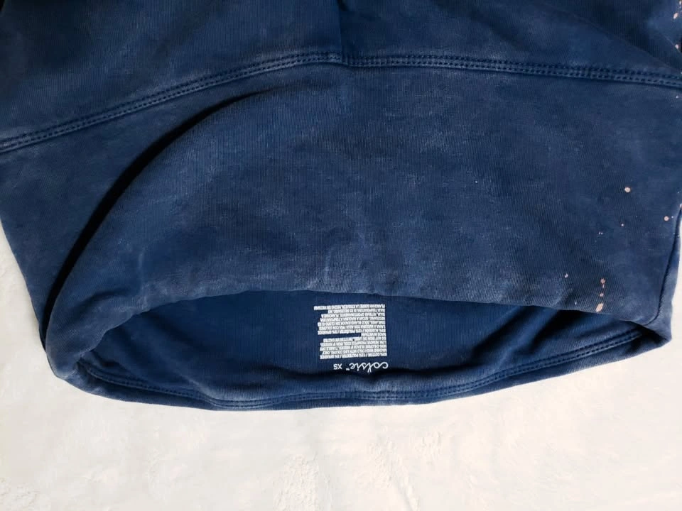 New! Colsie High-Rise Blue Distressed Mottled Leggings (XS) - photo 5