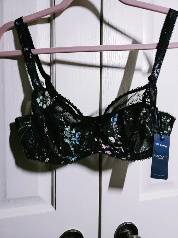 New! Fantasie Harper Side Support Underwire Bra FL100101BLK (34D - photo 2