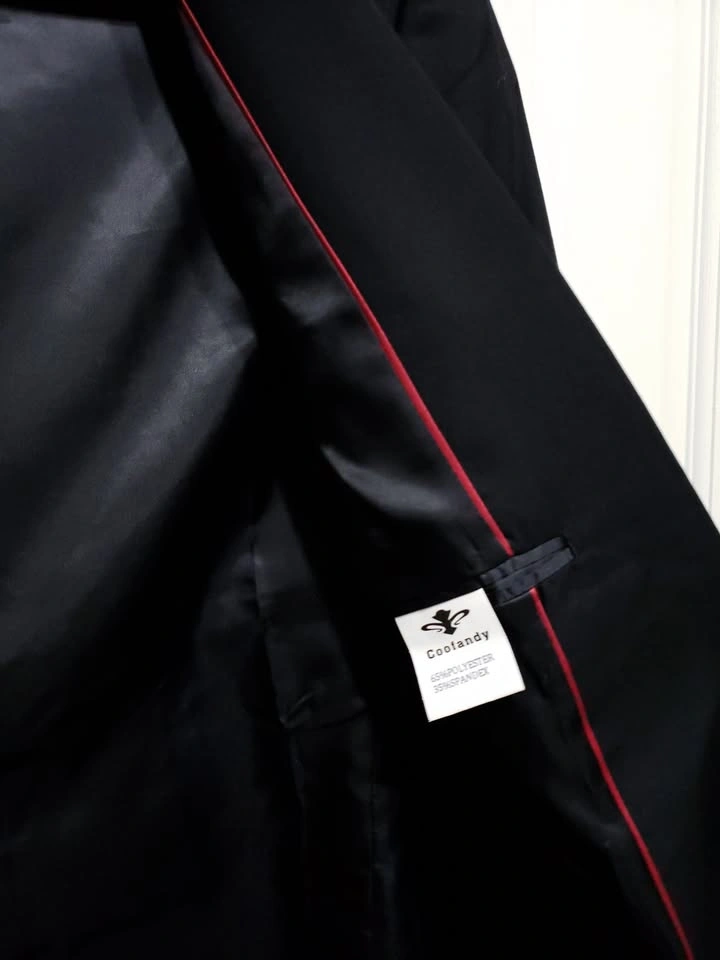 Brand New! Mens Black COOFANDY One Button Jacket (S) - photo 5