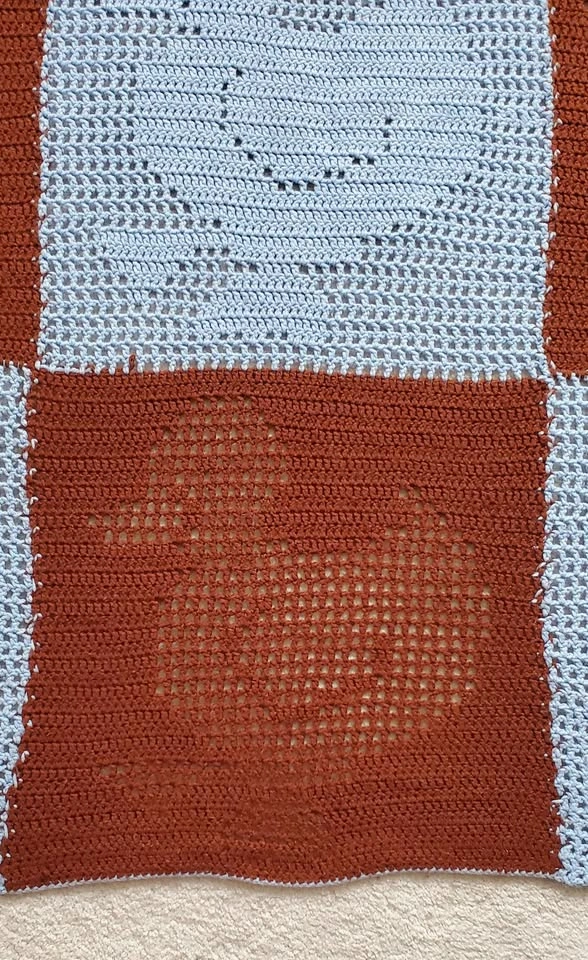 Handmade Crochet Duck Pattern Blanket - photo 3