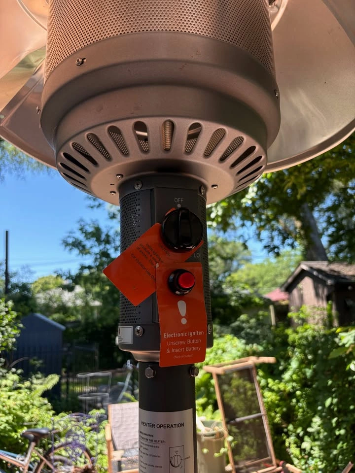 Fire Sense Outdoor Propane Patio Heater – Like new - photo 2