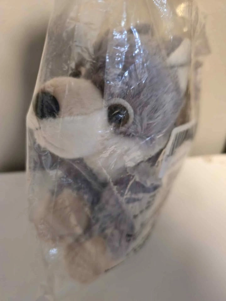 New 8" Aurora Wolf Flopsie Plush Toy