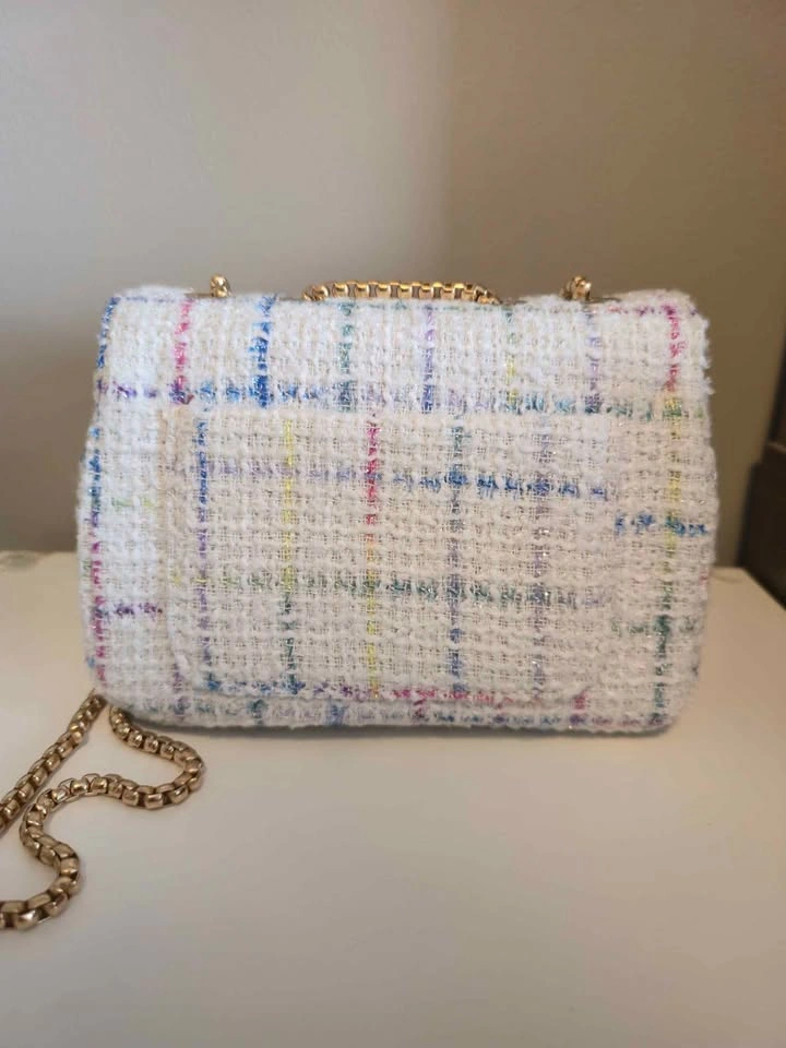 Tweed Pastel Rainbow Purse Unbranded - photo 4