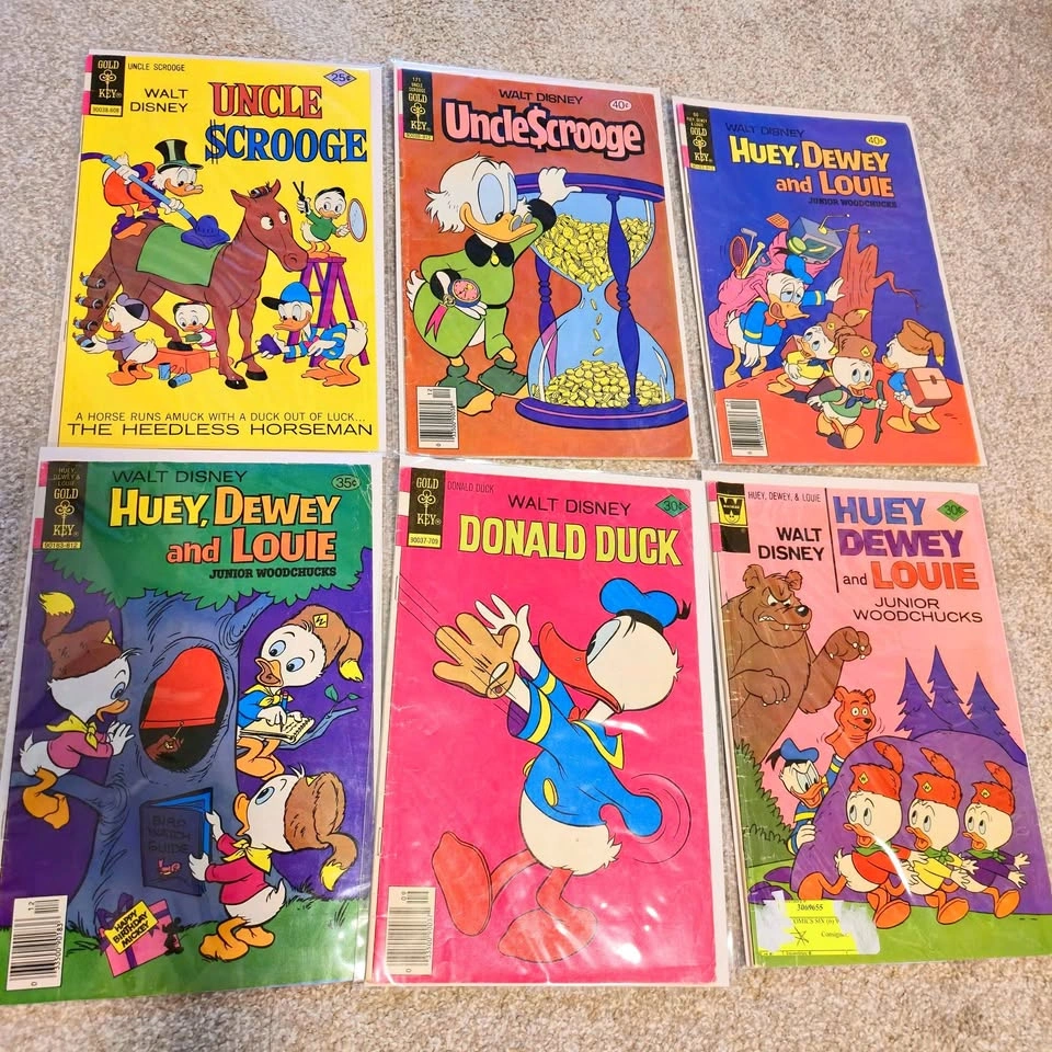 Vintage Disney Uncle Scrooge Comic Books Bundle