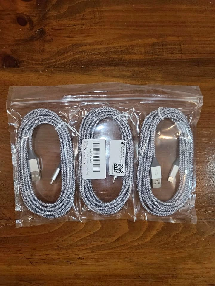 Apple MFi Certified iPhone Charger 3-pack