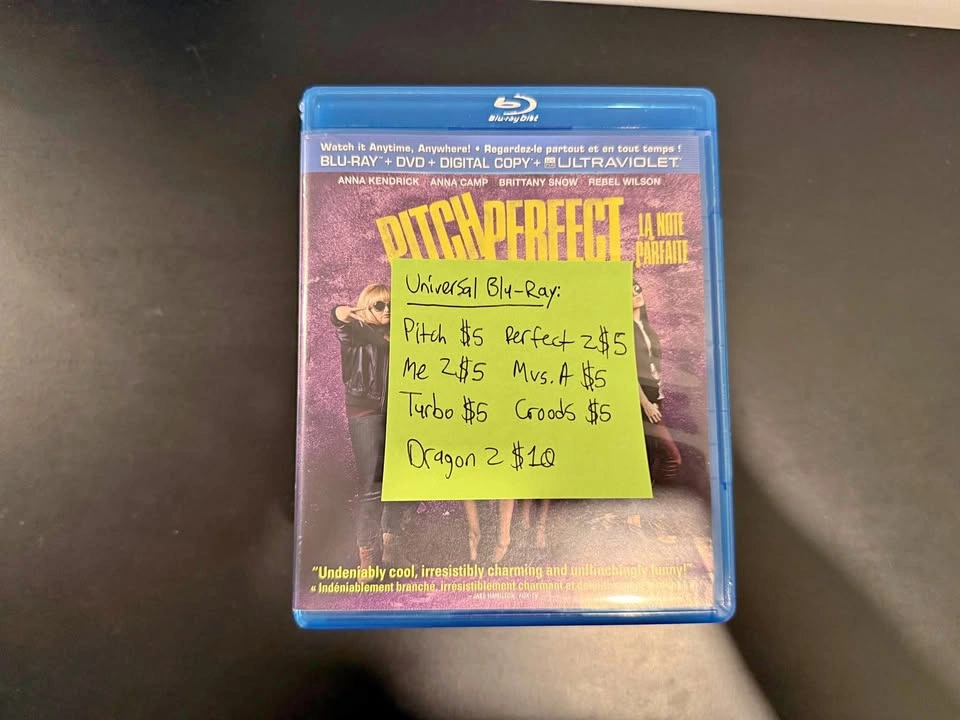 Universal and DreamWorks Blu-ray + DVD Movie Collection